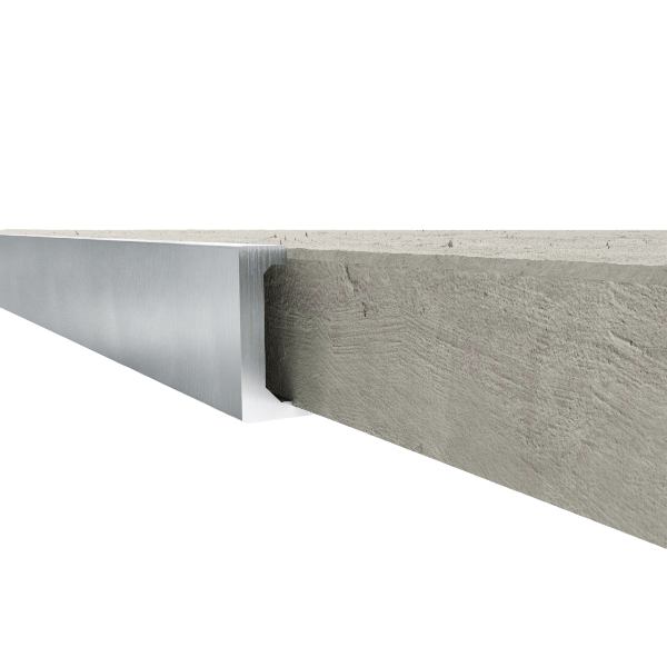 1. Straight Edge – Aluminium – 3D-Photoroom